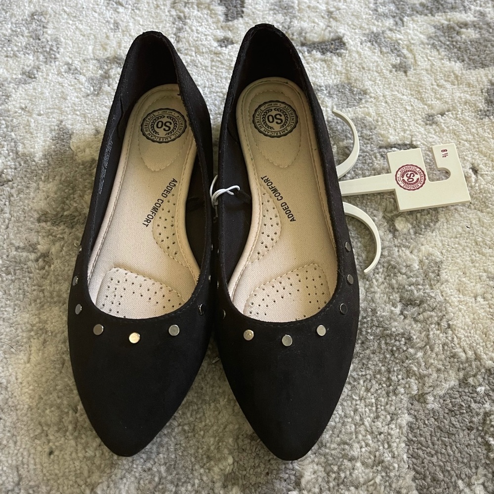 🆕BRAND NEW SO AMERICAN HERTIAGE RIVET SUEDE FLATS